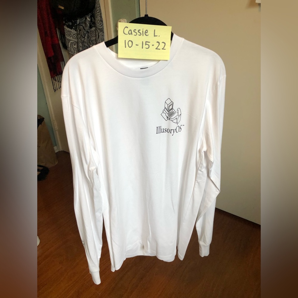 G JONES IllusoryOS White Long Sleeve